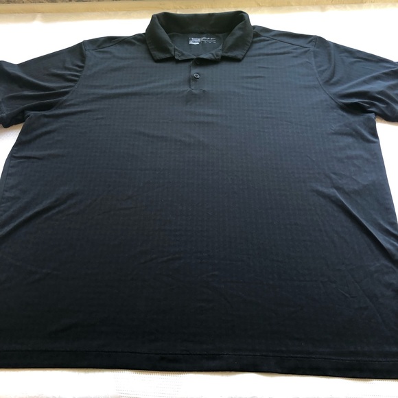 Nike Golf Standard-Fit Dri-Fit Black Polo Shirt Men’s Size XXL Short Sleeves Top - Picture 12 of 14